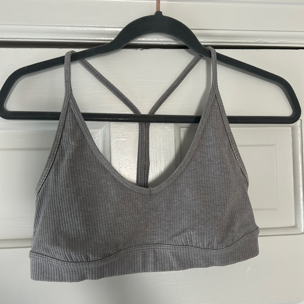 ALO Ribbed Blissful Bra